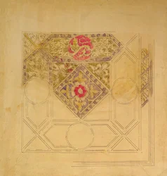 Progetto del soffitto per il Palazzo di Westminster